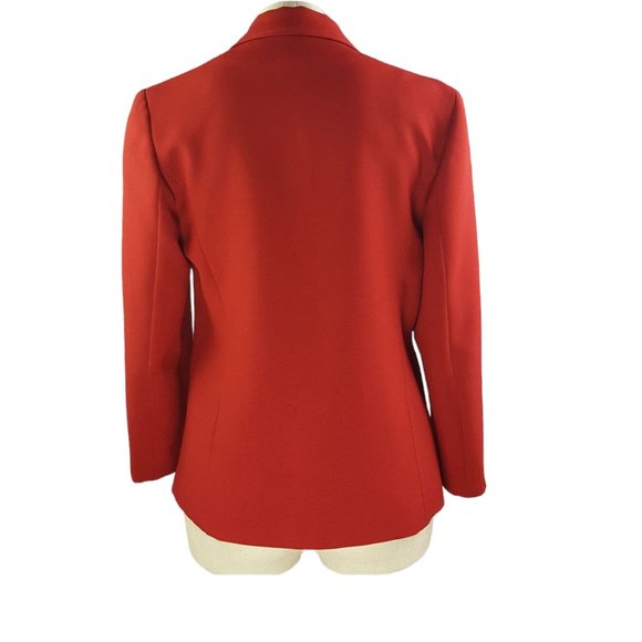 Vintage Paris Star Women sz 12 Blazer Red Made in Canada 🇨🇦 totally Canadian - Picture 6 of 8